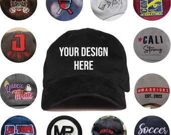Custom Embroidered Dad Hat: Personalized Design, Adjustable Cotton Cap