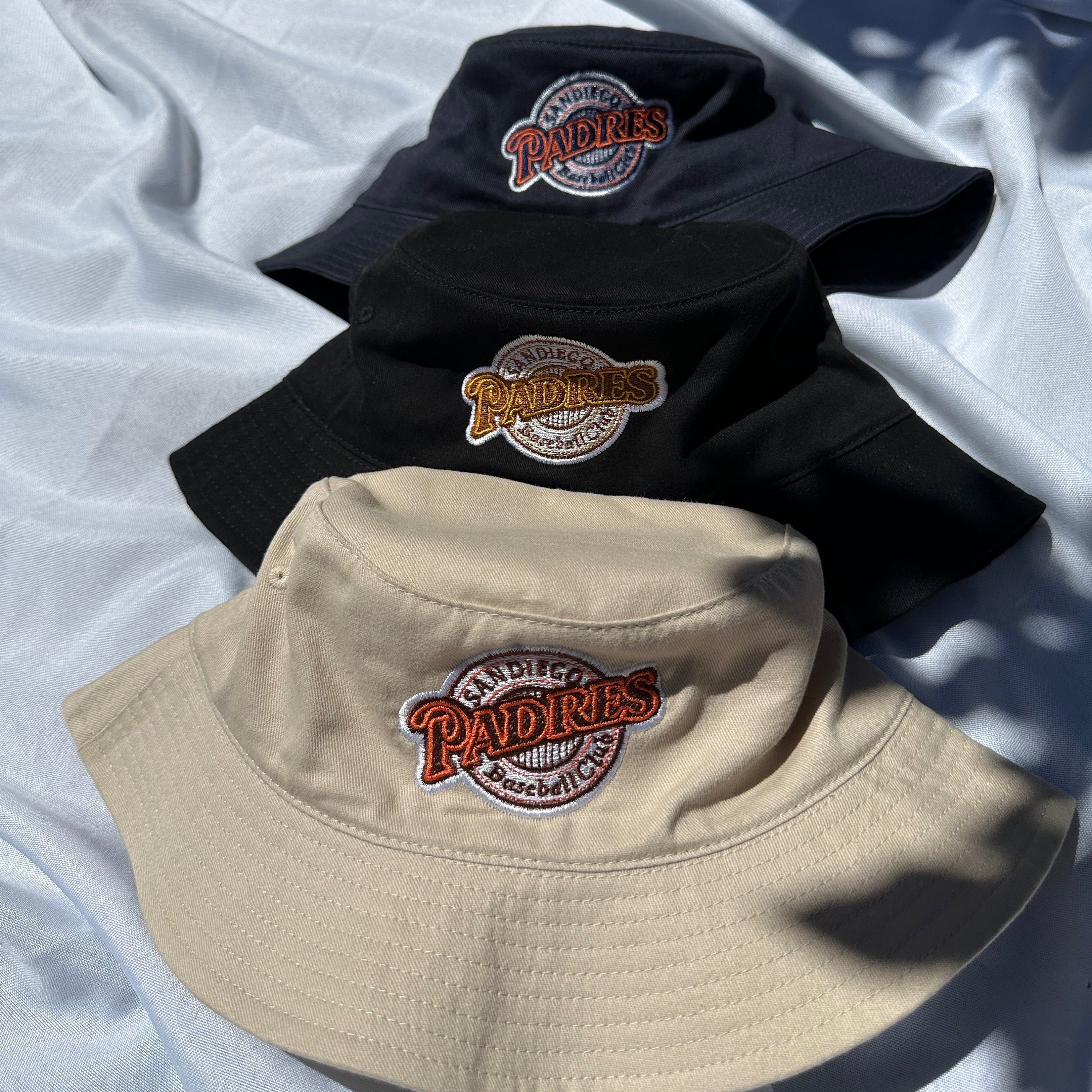Padres San Diego Baseball Club Embroidery Bucket Hat