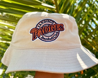 Padres San Diego Baseball Club Embroidered Bucket Hat