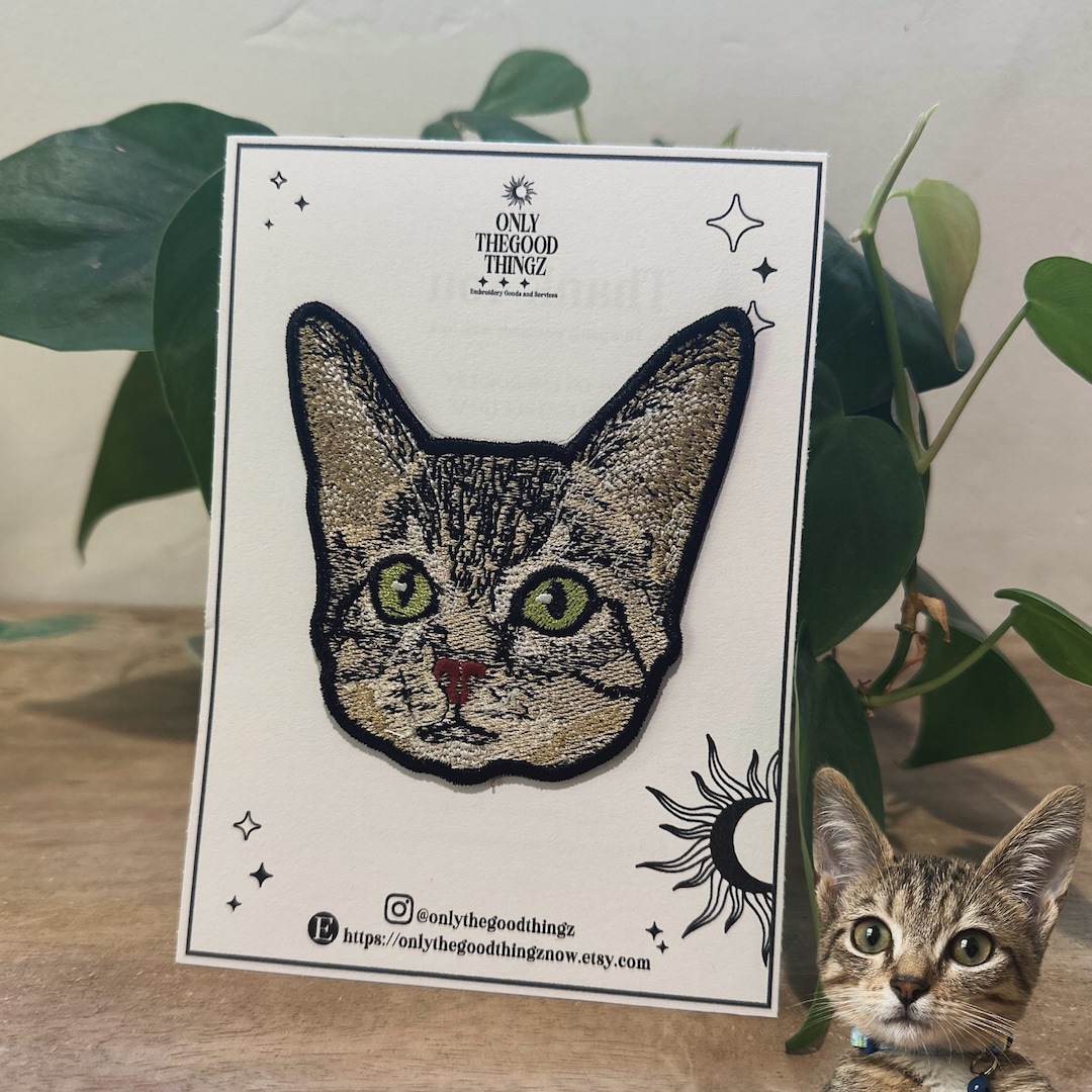 Custom Pet Embroidery Iron on Patch Pet Personalized Embroidered Patches Pet Embroidery Animal