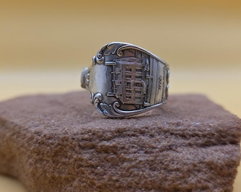 Size 9 Vintage Boston Spoon Ring