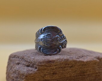 Size 8 Stainless Steel Spoon Ring