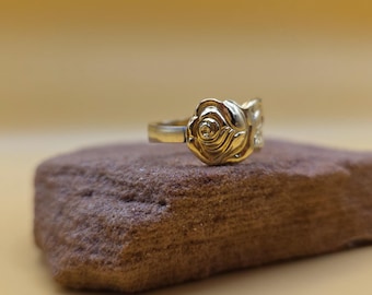 Size 8 Stainless Steel Spoon Ring