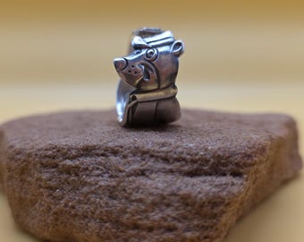 Size 8 Vintage Yogi Bear Spoon Ring