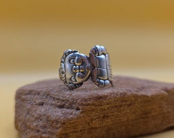 Size 8 1960s Vintage Campbells Soup Girl Spoon Ring