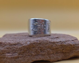 Size 9 Vintage Rhode Island Spoon Ring