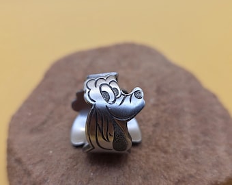 Size 8 Stainless Steel Pluto Spoon Ring