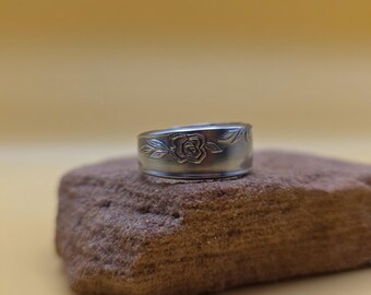 Size 8 Stainless Steel Spoon Ring