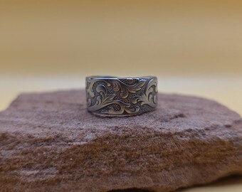 Size 9 Stainless Steel Spoon Ring
