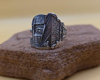 Size 9 Vintage San Francisco Spoon Ring