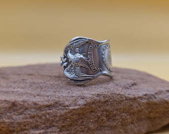 Size 9 Vintage Ohio Spoon Ring