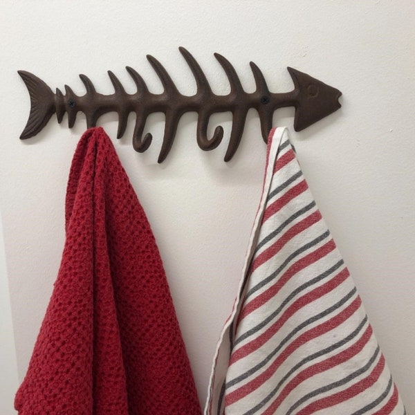 Cast Iron Hanging Fish Etsy