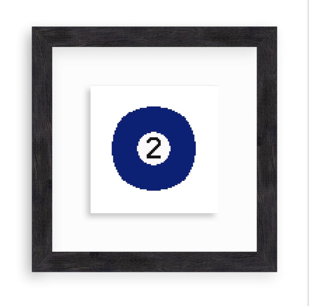 Two Ball | Needlepoint Pattern PDF - Etsy