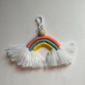 Handgemachter Regenbogen Schlüsselanhänger