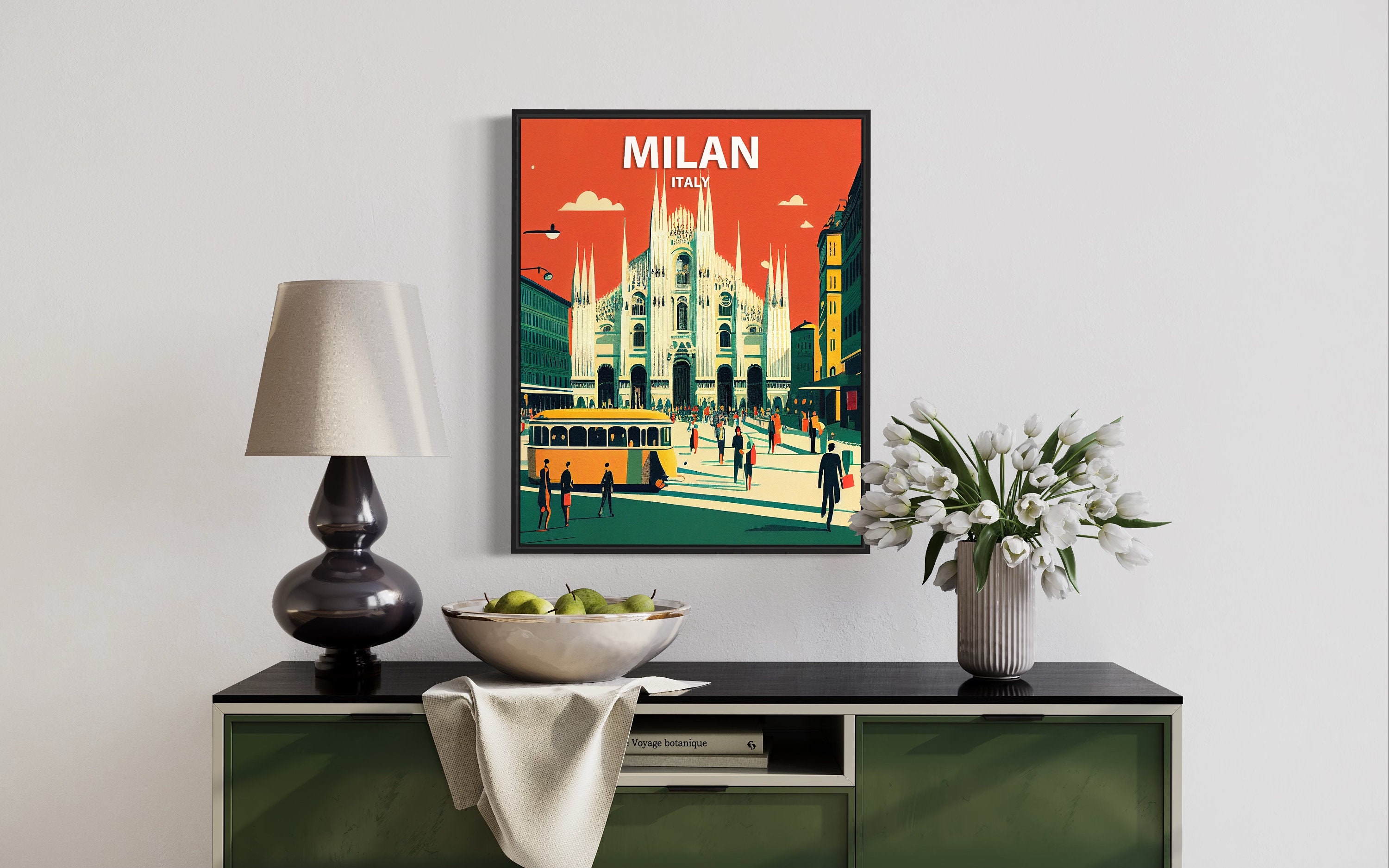 Acquista Milan Abstract Poster Online