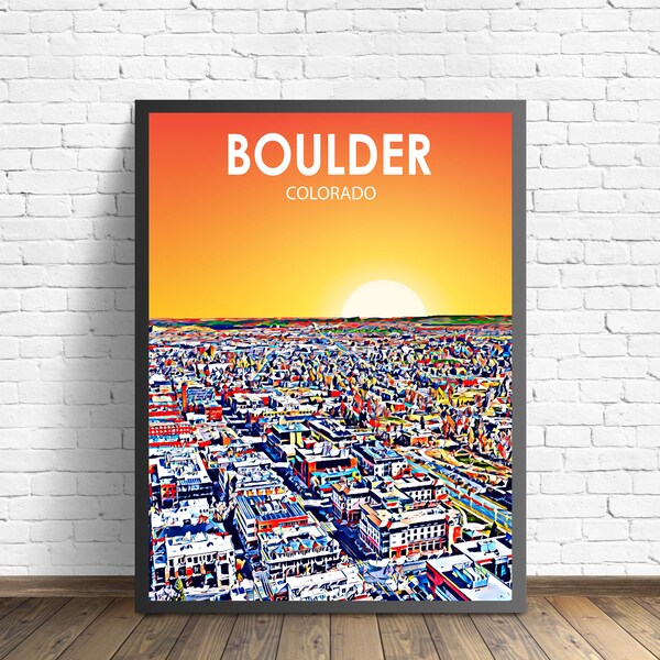 Boulder Co Art Etsy