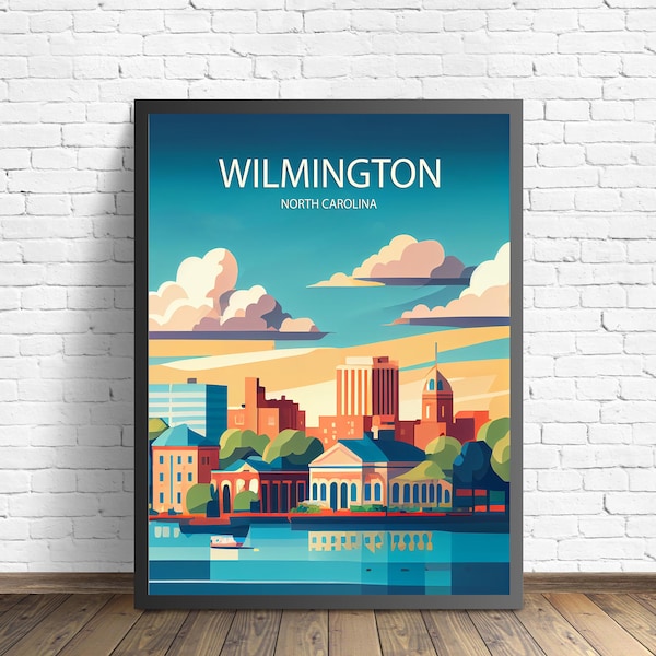Wilmington Wall Art Etsy