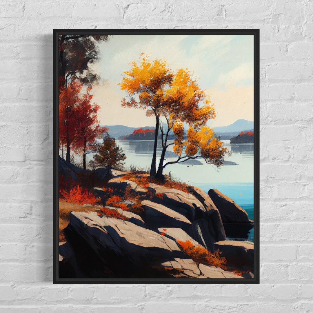 Lake Guntersville Alabama Retro Art Print Lake Guntersville Etsy