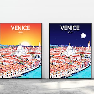 Venice Italy Poster Art Poster Artwork, Venice Photo Decor