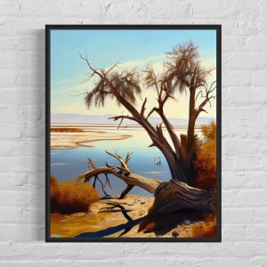 Sea California Retro Kunstdruck, Sea California Wand Kunst Illustration, Sea California Vintage 1960er Jahre Design Poster Artwork