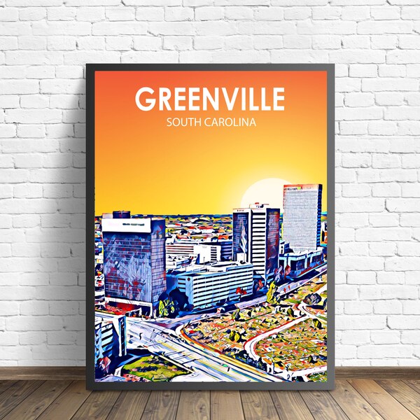 Greenville Sc Art Etsy