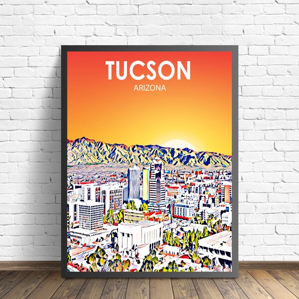 Tucson Canvas Art Etsy
