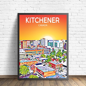 Koblenz Germany Art Poster Sunset / Night Poster Art Print, Koblenz City Framed Modern Wall art, Colorful Skyline Canvas Sketch Photo