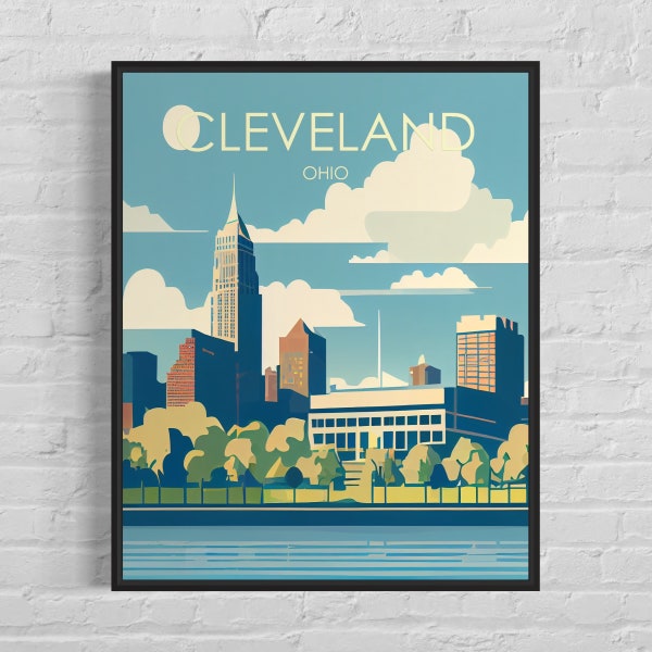 Cleveland Wall Art Etsy