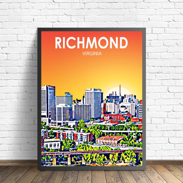 Richmond Poster Etsy