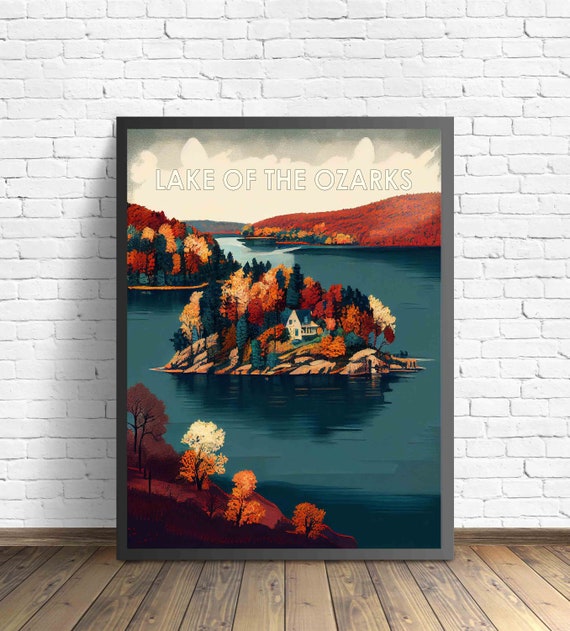 Lake Martin Alabama Framed Vertical Poster Lake Martin Alabama Framed Vertical Poster