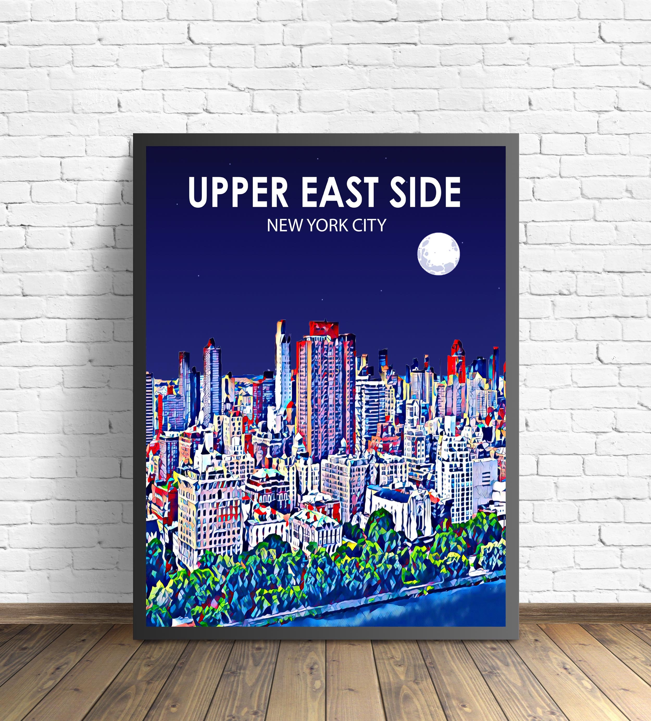 Multi City Scape 11x14 Poster Board 