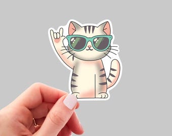 Cat Sticker, Cat Lover Gift