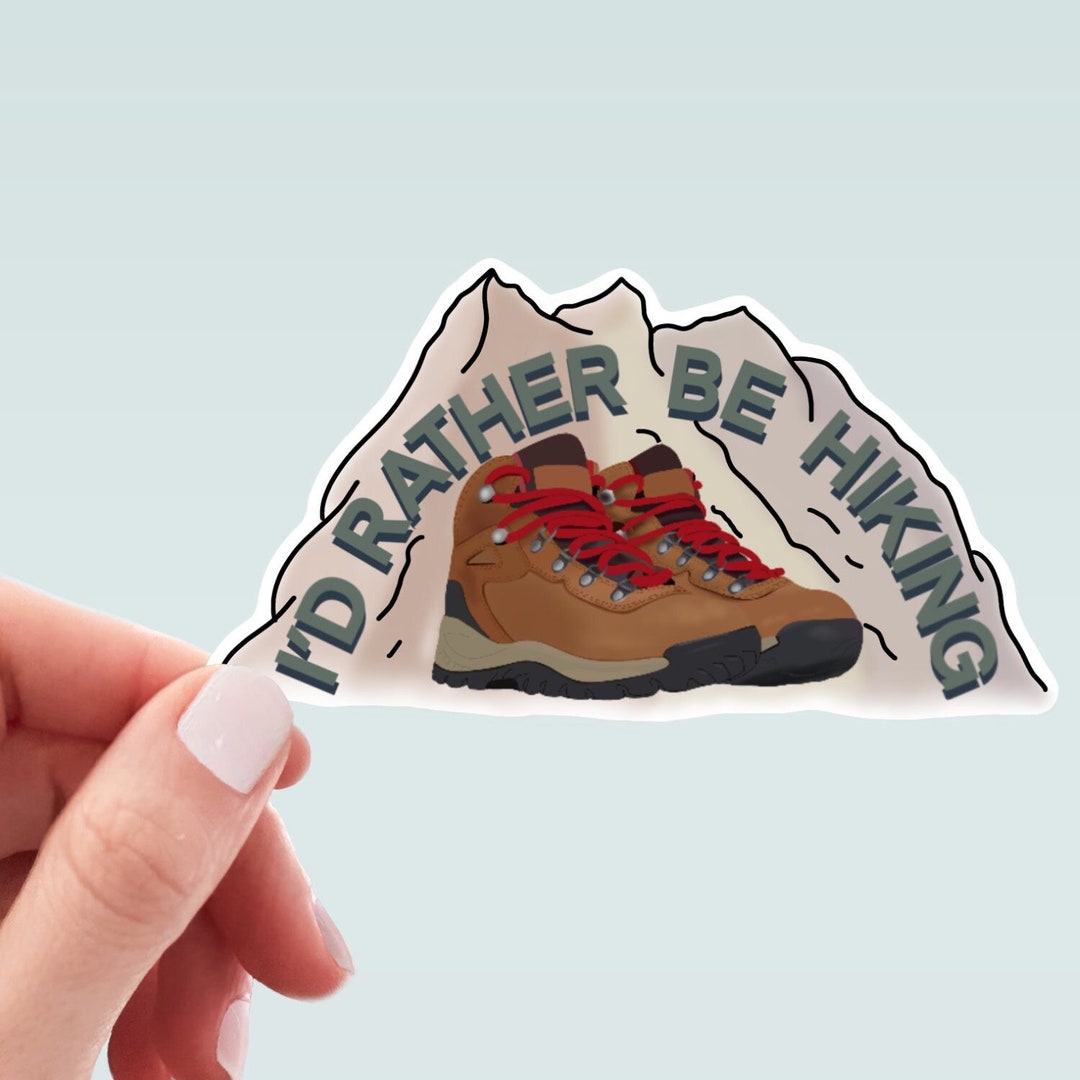 Adventure Awaits Hiking Sticker for Water Bottle - Etsy
