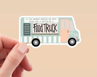 Food Truck Sticker, Funny Stickers