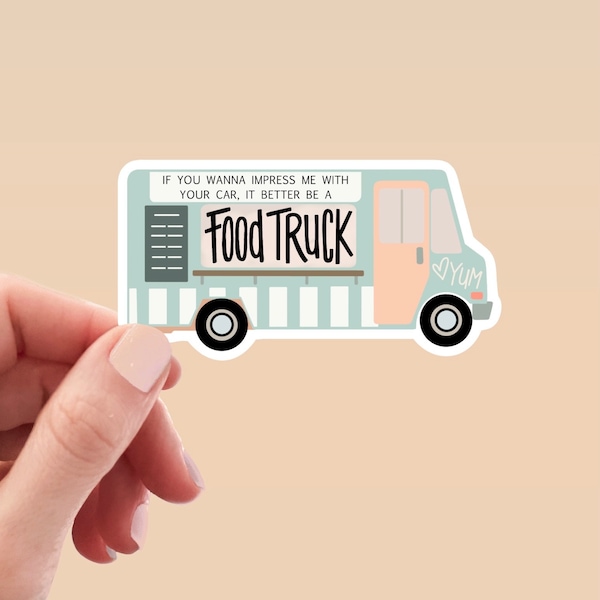 Food Truck Sticker | Food Lover Gift Idea | Foodie Sticker | Stanley Decal | Laptop Sticker | Food Truck Owner Gift Idea