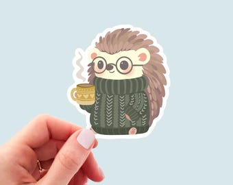 Hedgehog Sticker, Cozy