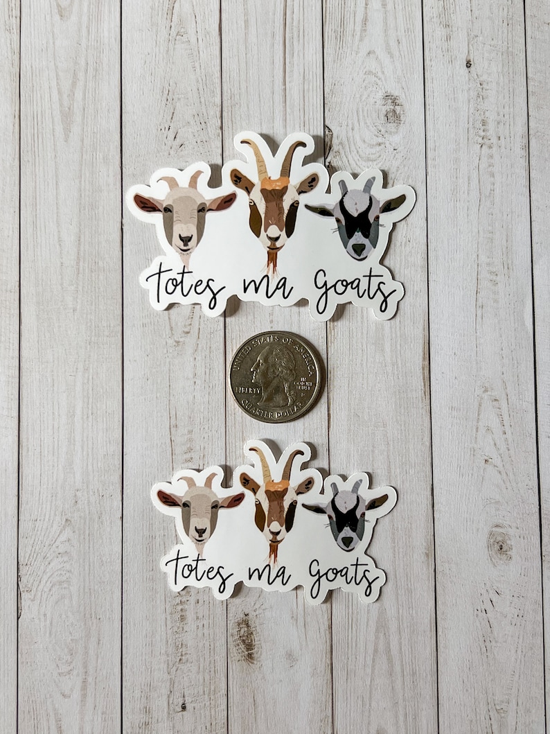 Texas Goat Sticker Totes Ma Goats Sticker, Funny Goat Decal - Etsy