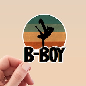 B-Boy Breakdance Sticker, Hip Hop Sticker