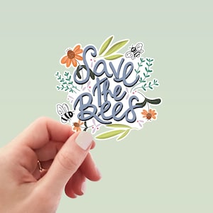 Bee Sticker, Save the Bees