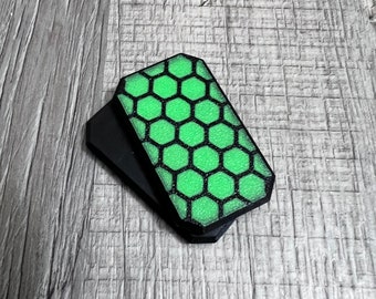 Hexagonal Pattern Magnetic Fidget Toy - 3D Printed Sensory Relief Desk Toy