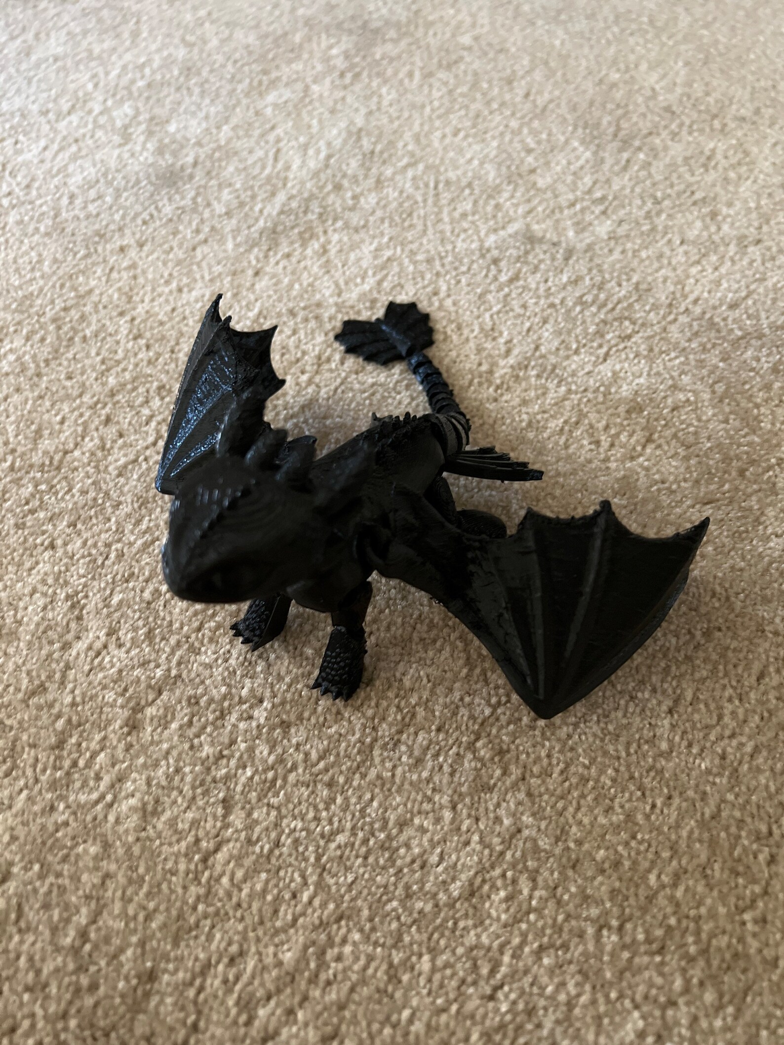 3D Printed Articulated Night Fury (toothless) - Etsy
