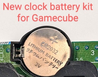 Nintendo GameCube Controller Port Battery Holder CR2032 Fix System Settings 2023