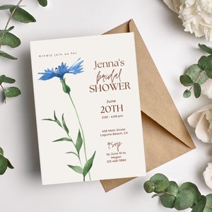 Simple Bridal Shower Invitation Template