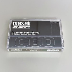 Maxell Communicator (UR) 60min late 90s 4-pack - Blank cassette tape - Sealed NOS