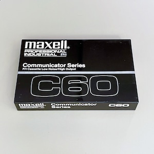 Maxell Communicator 60min ~1990 - Blank cassette tape - Sealed NOS