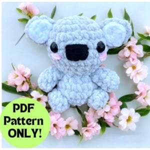 Koala Crochet Pattern: Easy Amigurumi Plush (PDF Pattern)