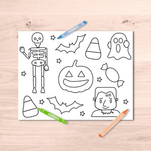 Halloween Coloring Sheet | Halloween | Spooky Crafts | Crafting | Printable | Halloween Crafts