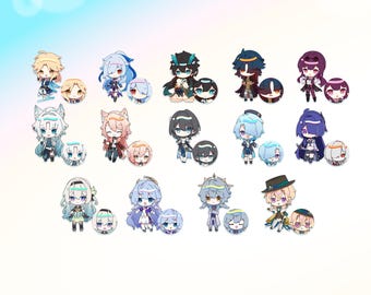 Honkai Star Rail 2.5&quot; Acrylic Keychains [DOUBLE SIDED]