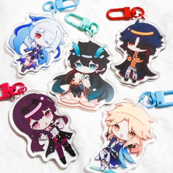 Honkai Star Rail 2.5" Acrylic Keychains [DOUBLE SIDED]