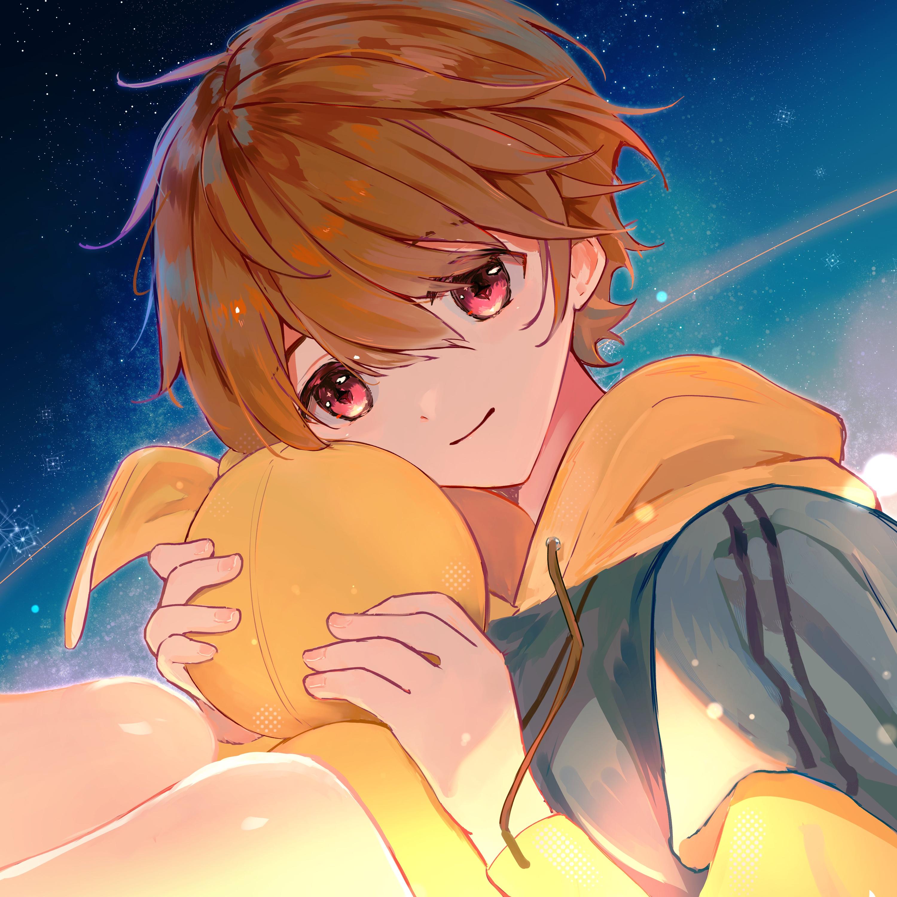 Cute Anime Boy Orange Hoodie Anime Cute Anime Boy Anime With